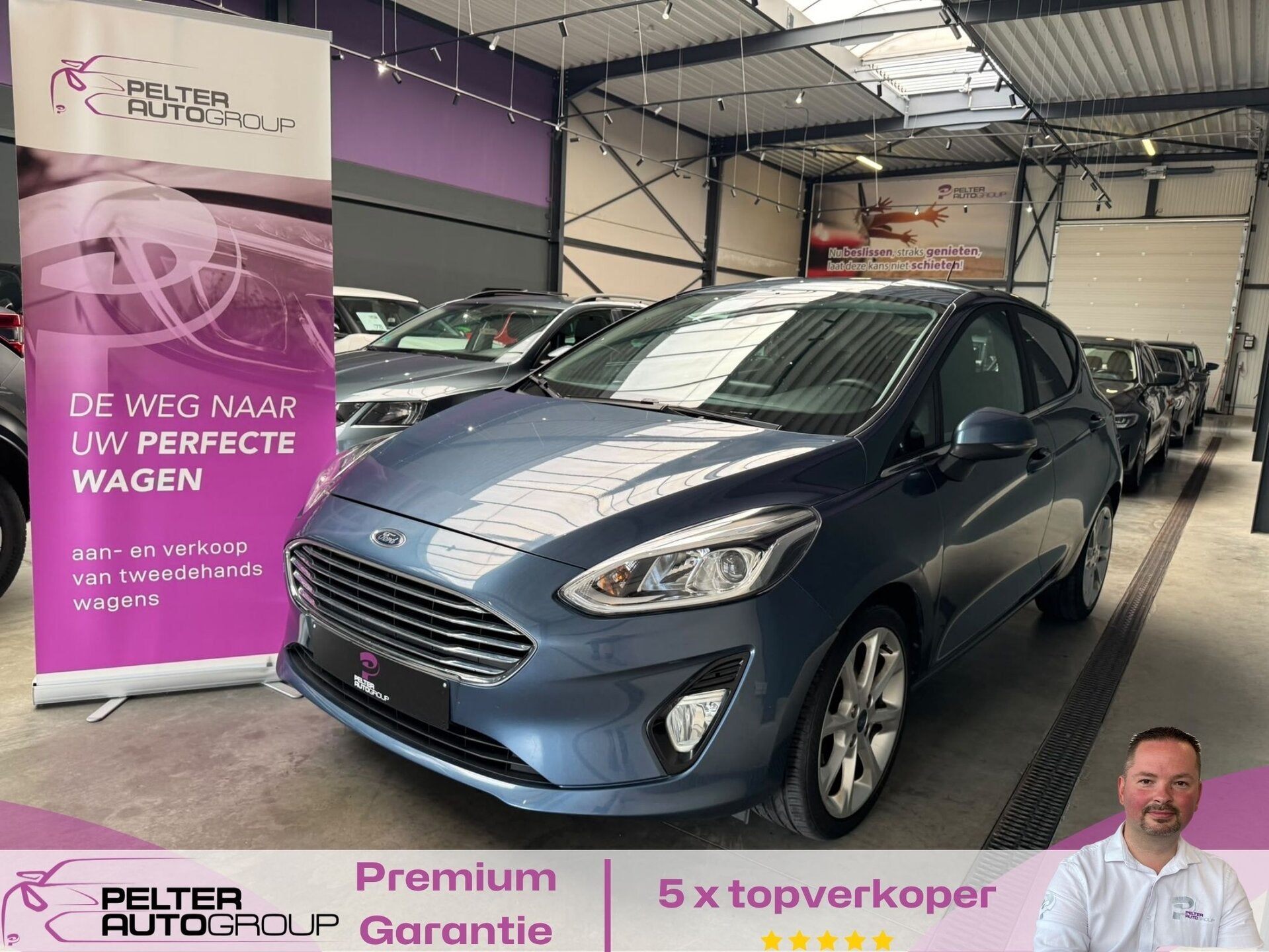 Ford Fiesta 1.0 EcoBoost Titanium X GPS CarPlay PDC, Auto's, Ford, 0 kg, Bedrijf, 5 deurs, 69 kW