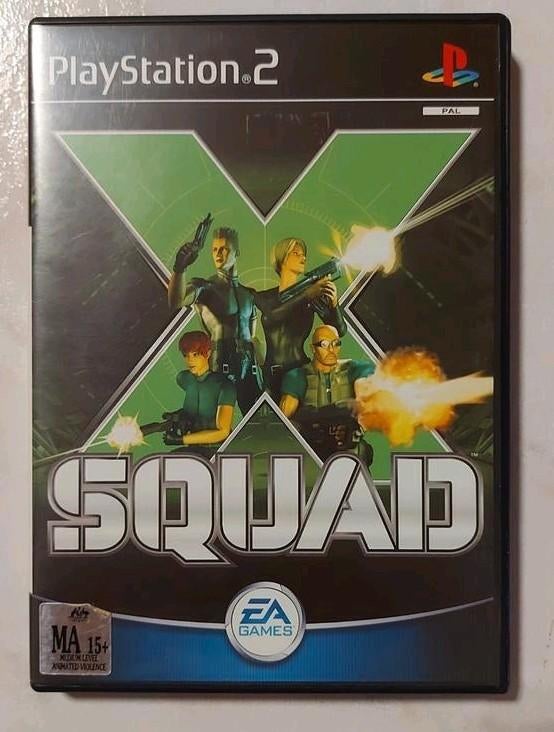 Ps2 playstation x squad ea, 2 spelers, Ophalen of Verzenden, Zo goed als nieuw, Strategie en Constructie