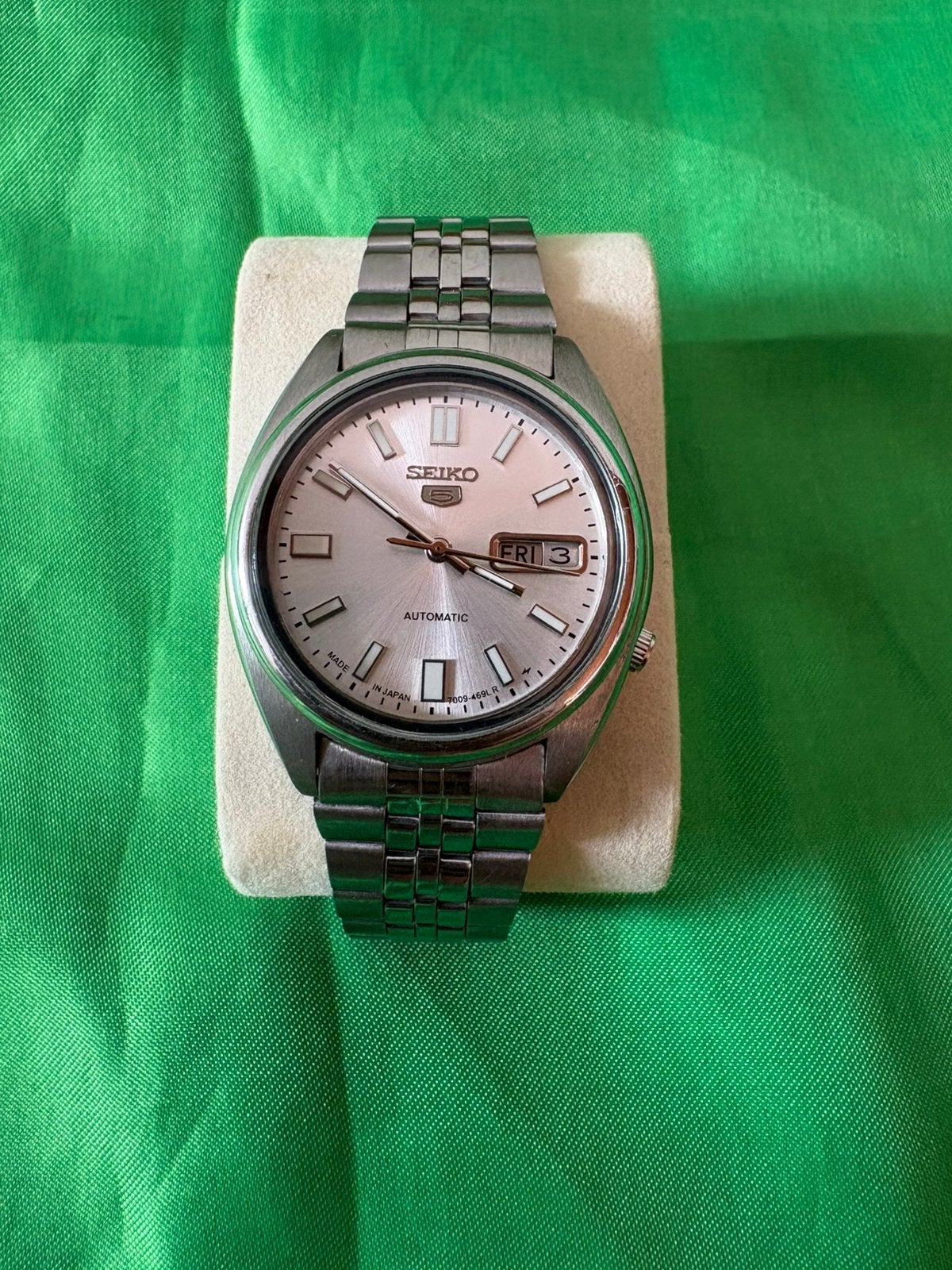 Seiko5 automatic, Enlèvement
