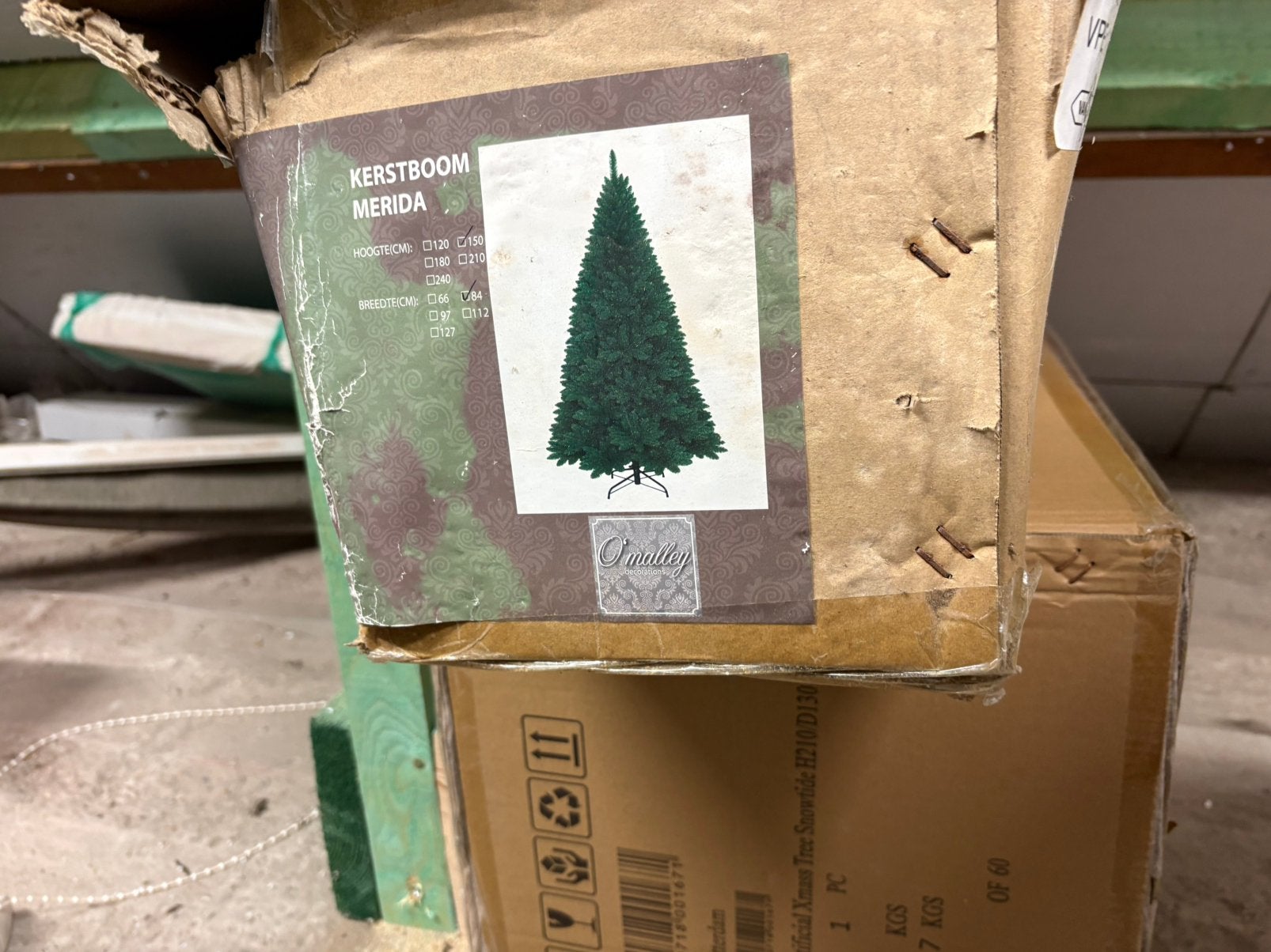 Kerstboom, Ophalen, Zo goed als nieuw