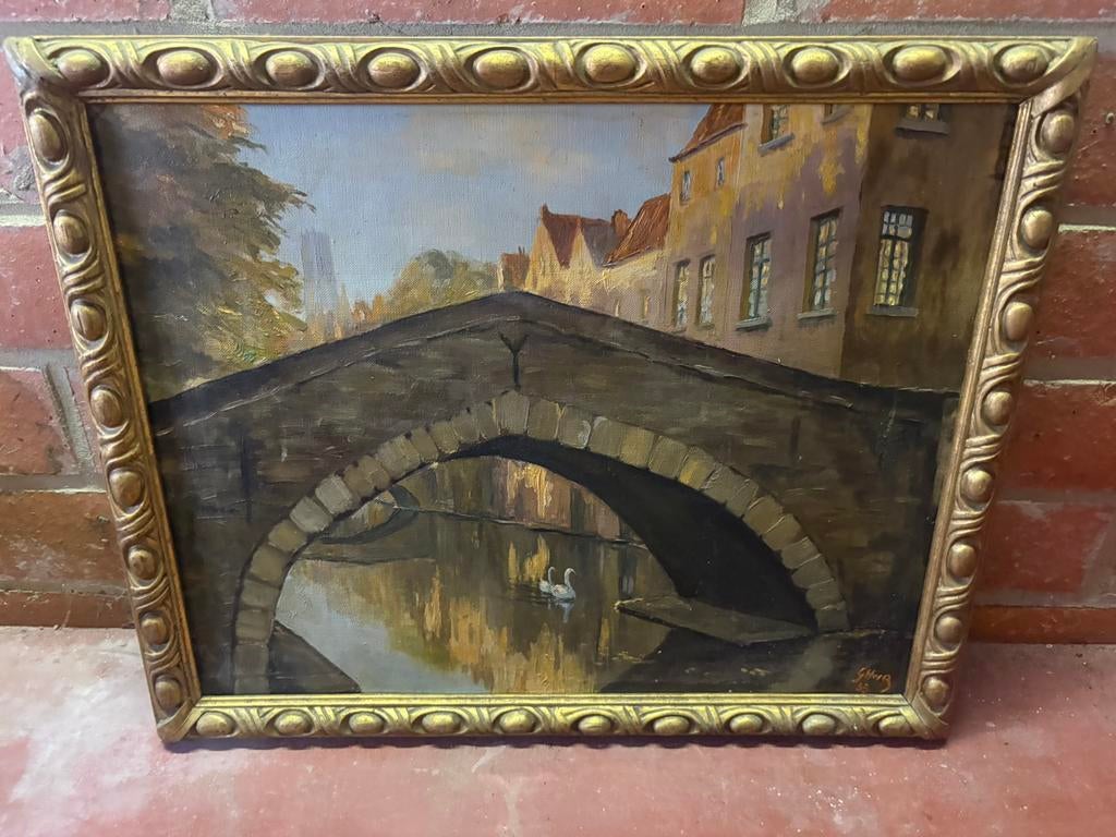 Olieverf schilderij, Antiek en Kunst, Ophalen