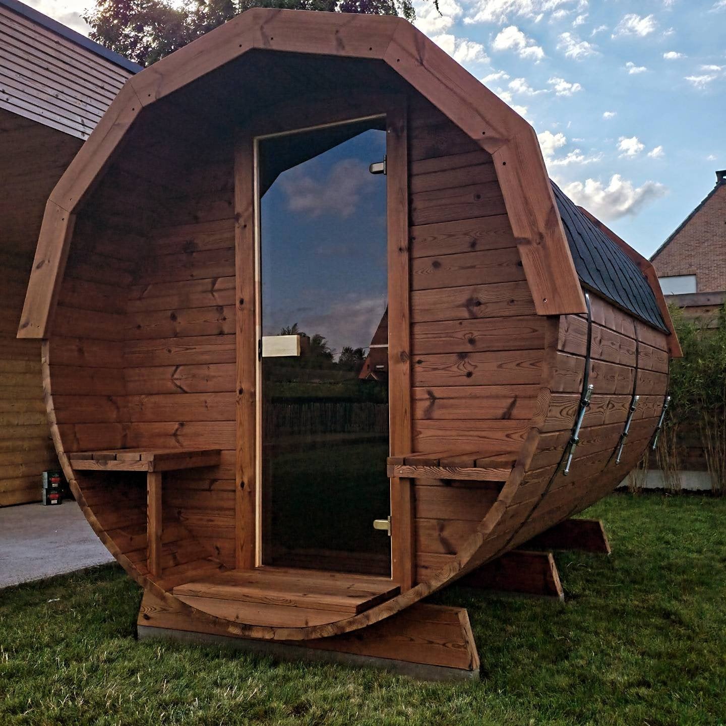 Livraison et installation gratuites du sauna 3M Barrel - 10 , Enlèvement ou Envoi