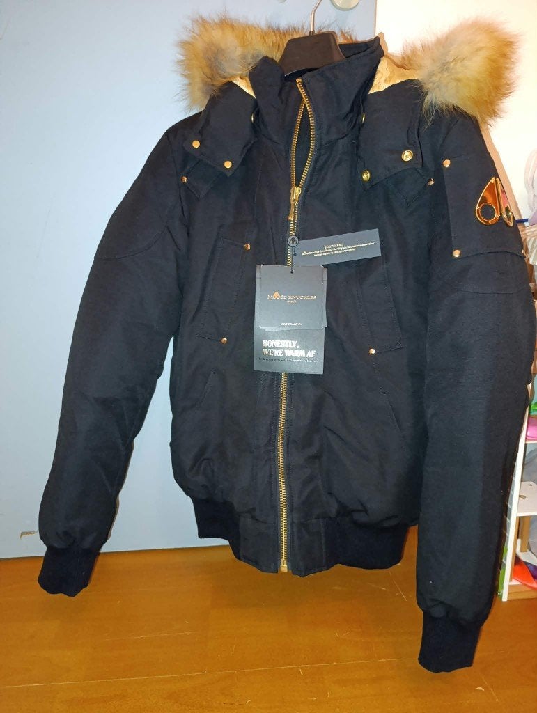 Jas - Moose knuckles merk, Kleding | Heren, Ophalen, Maat 48/50 (M), Zwart, Moose knuckles