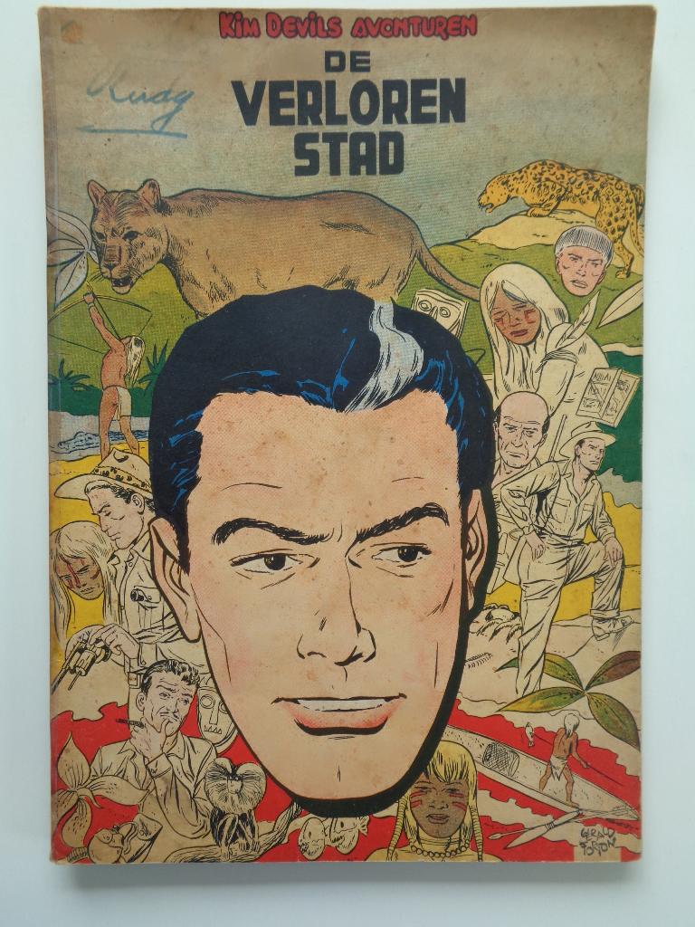 Kim Devil - De Verloren Stad (V1) - 1e dr. 1955, Boeken, Ophalen of Verzenden