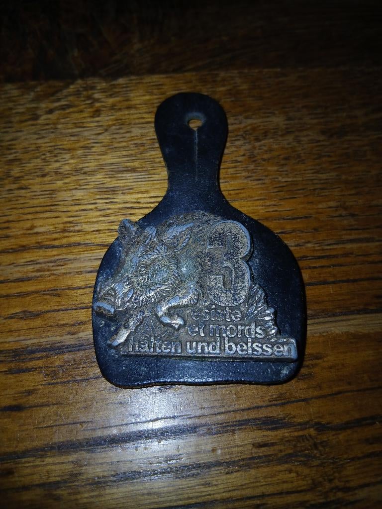 Breloque 3 chasseurs ardennais, Envoi, Armée de terre, Emblème ou Badge