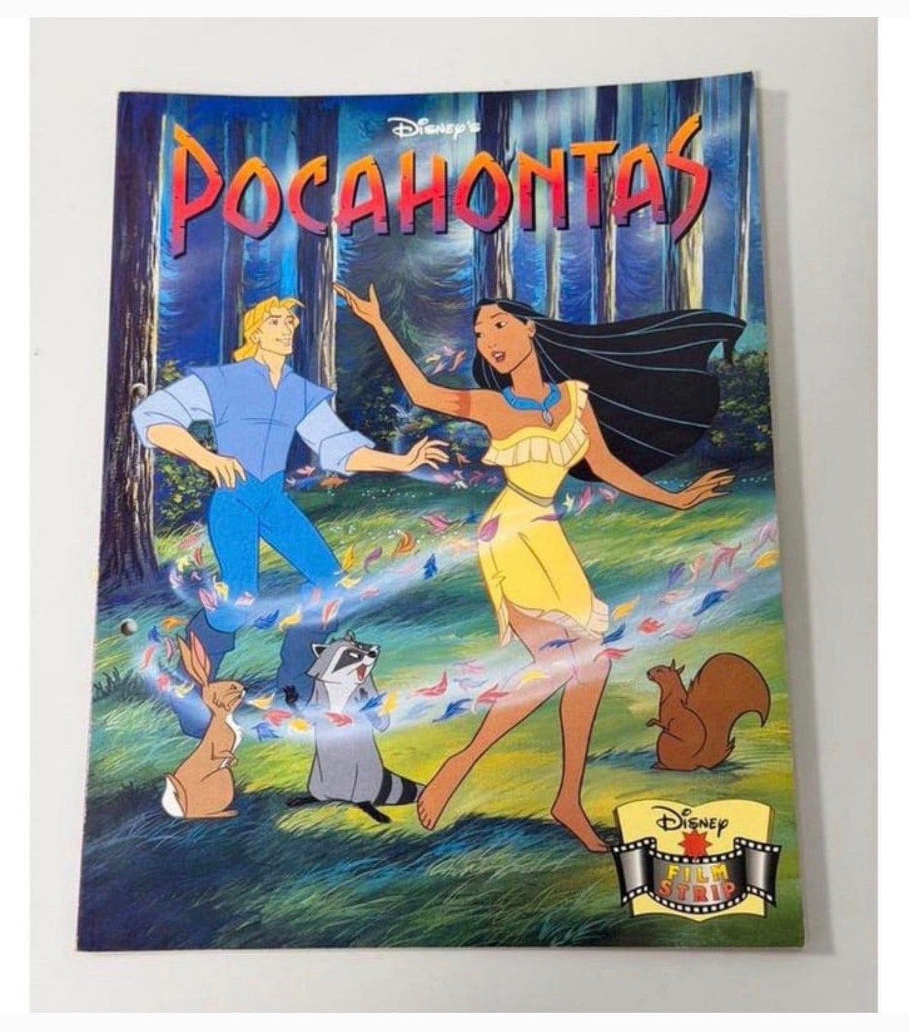 DISNEY FILMSTRIP POCAHONTAS – 1e DRUK 1995 Vintage Stripboek, Eén stripboek, Ophalen of Verzenden, Zo goed als nieuw