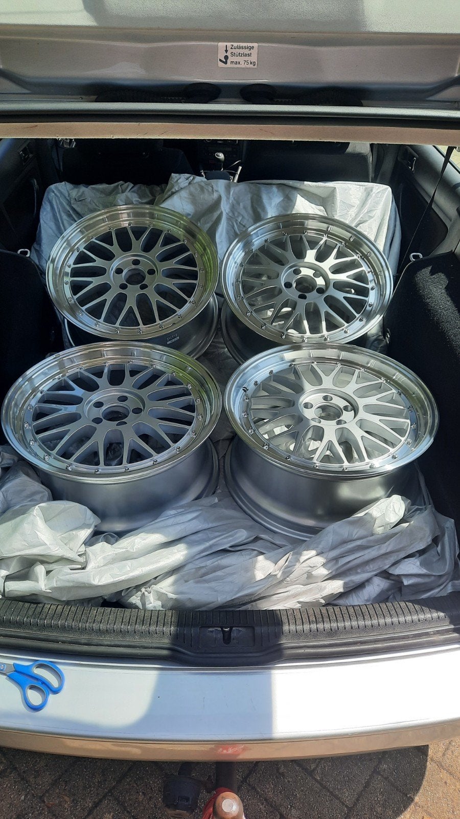 velgen 5x100 18 inch BBS replica, Enlèvement ou Envoi, Comme neuf