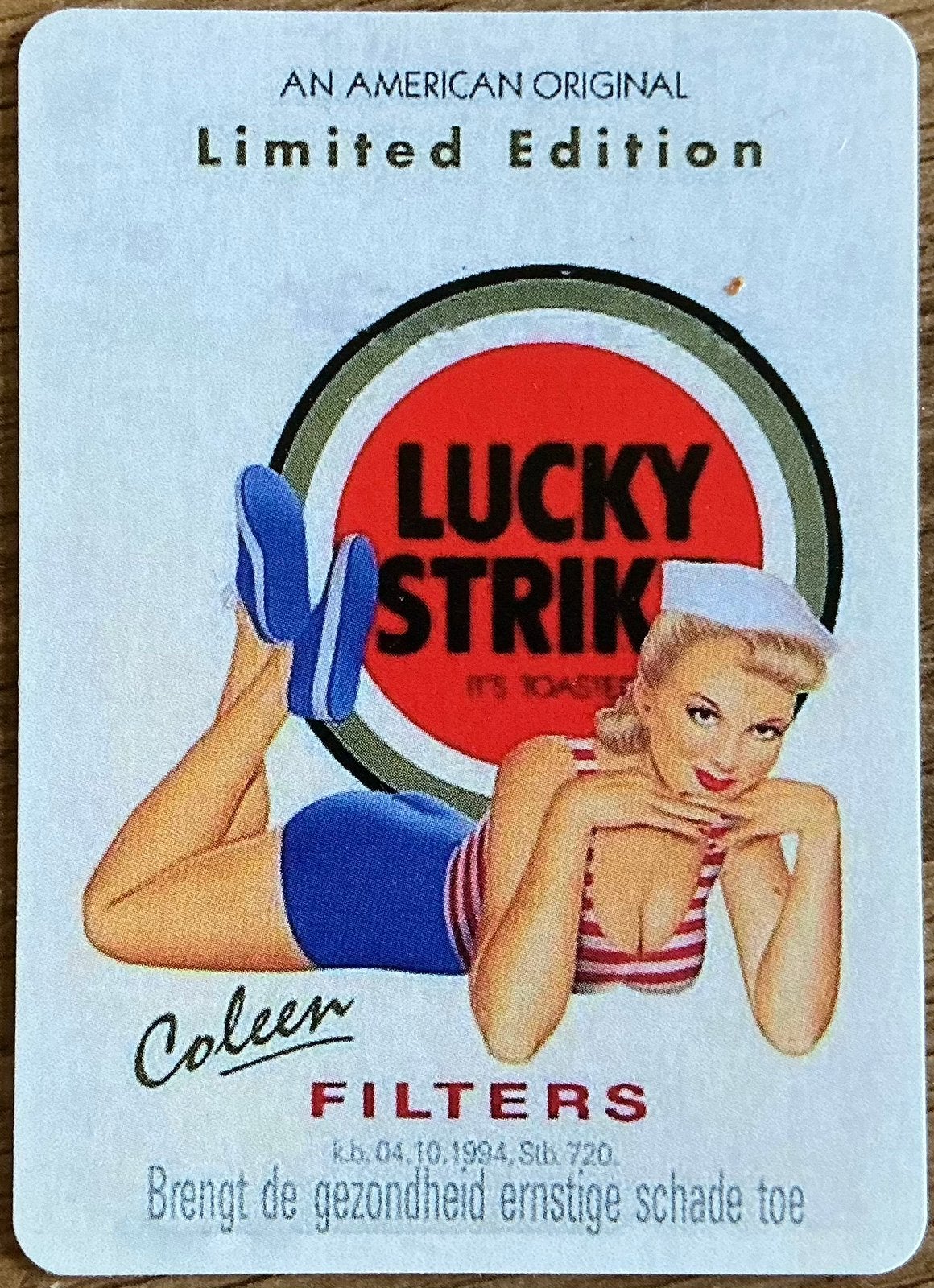 cigarettes Lucky Strike, Enlèvement ou Envoi, Comme neuf, Carte(s) à jouer