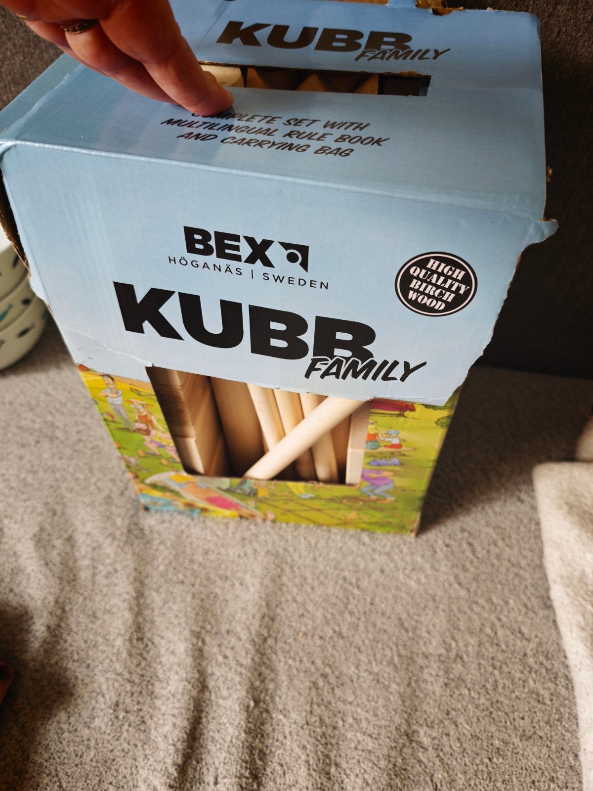 Jeu en bois, Enlèvement
