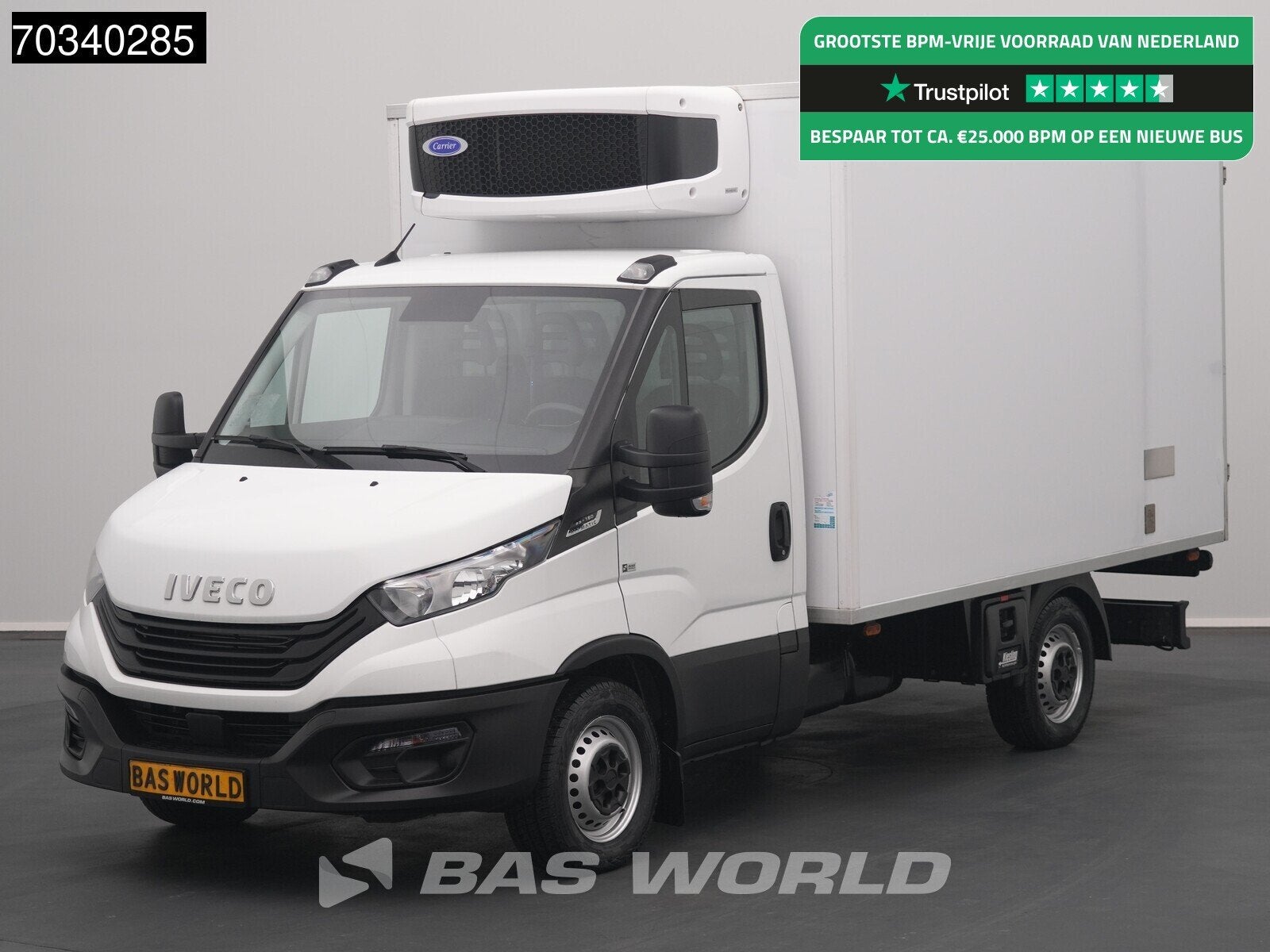 Iveco Daily 35S16 Automaat Koel/Vrieswagen Carrier Xarios 5, Automaat, Stof, Gebruikt, Euro 6