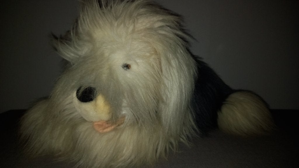 Grande peluche Samson vintage, Enlèvement ou Envoi, Utilisé, Chien, Nicotoy