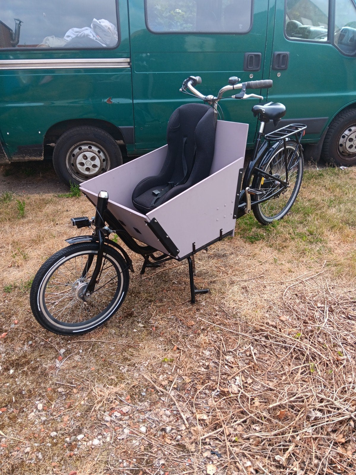 bakfiets cangoo met kinder stoeltje, 400€, Enlèvement, Comme neuf, 1 enfant, Autres marques