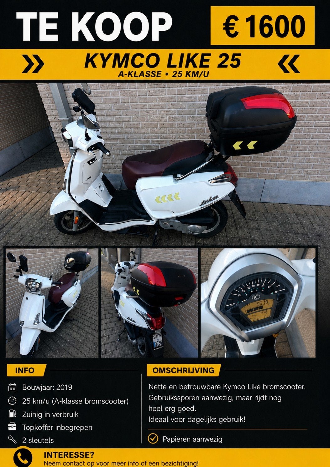 kymco like A-klasse
