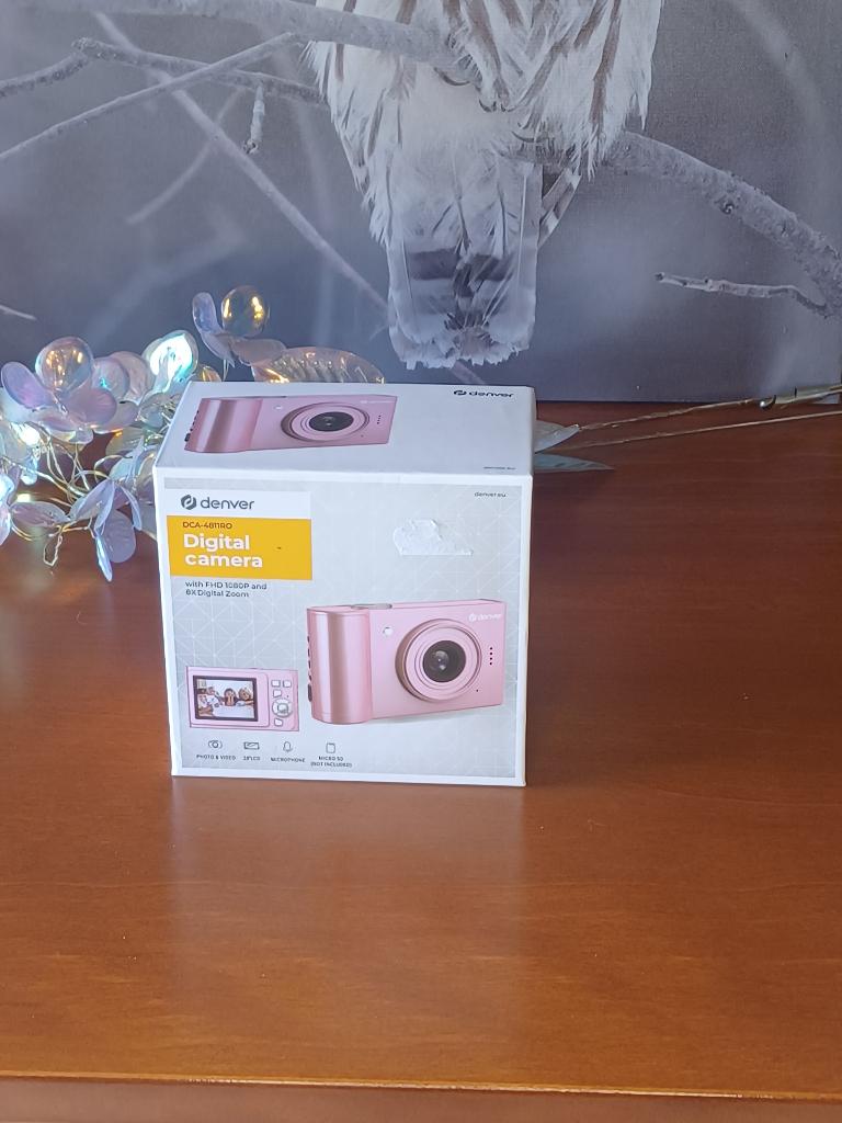 NIEUW IN DOOS: Denver DCA-4811RO Digitale Camera (Roze), Audio, Tv en Foto, Fotocamera's Digitaal, Nieuw, Compact, Overige Merken