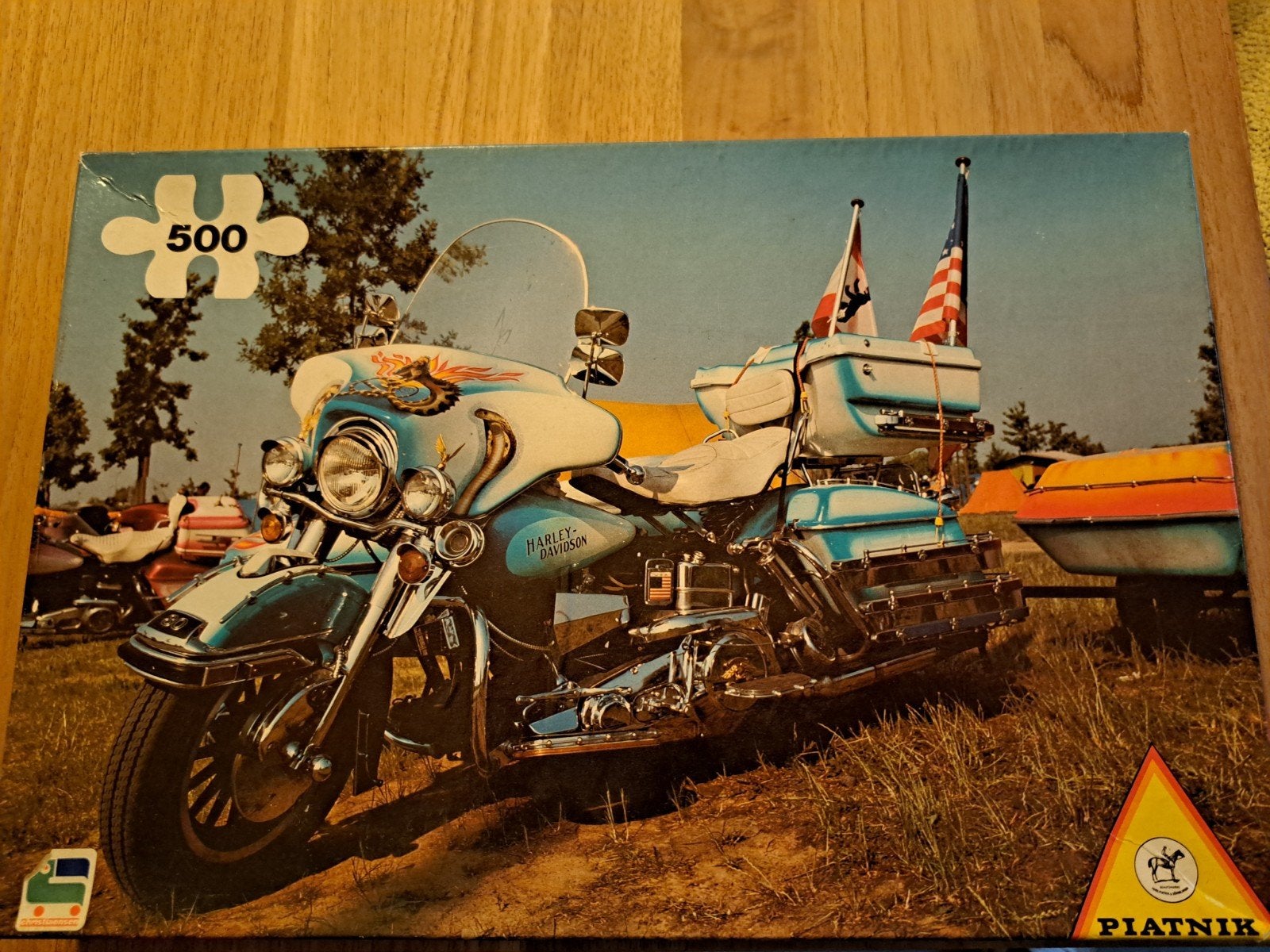 Puzzel Harley Davidson 500 stukjes, Ophalen, 500 t/m 1500 stukjes, Gebruikt, Legpuzzel