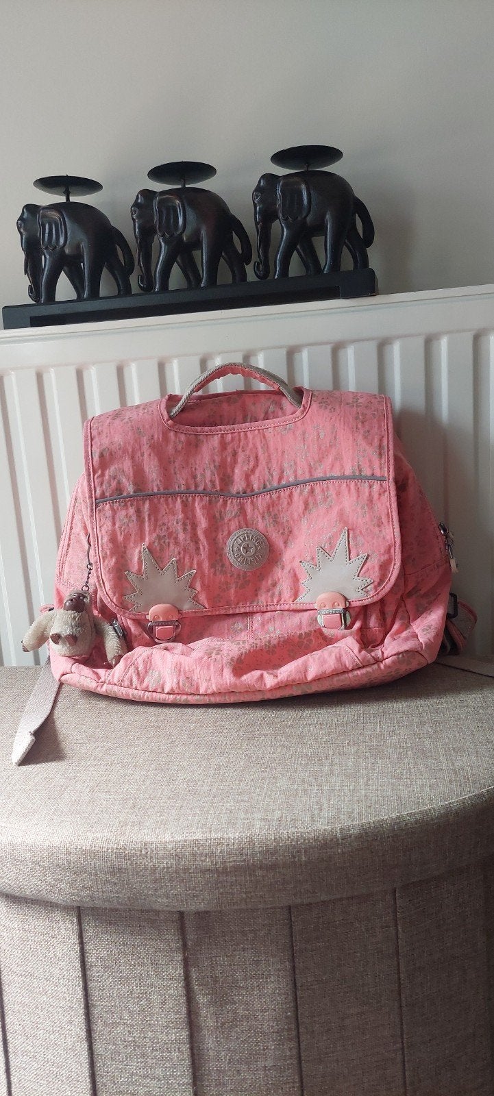 Sac d'école Kipling, 30 à 40 cm, Rose, 30 à 40 cm, Enlèvement