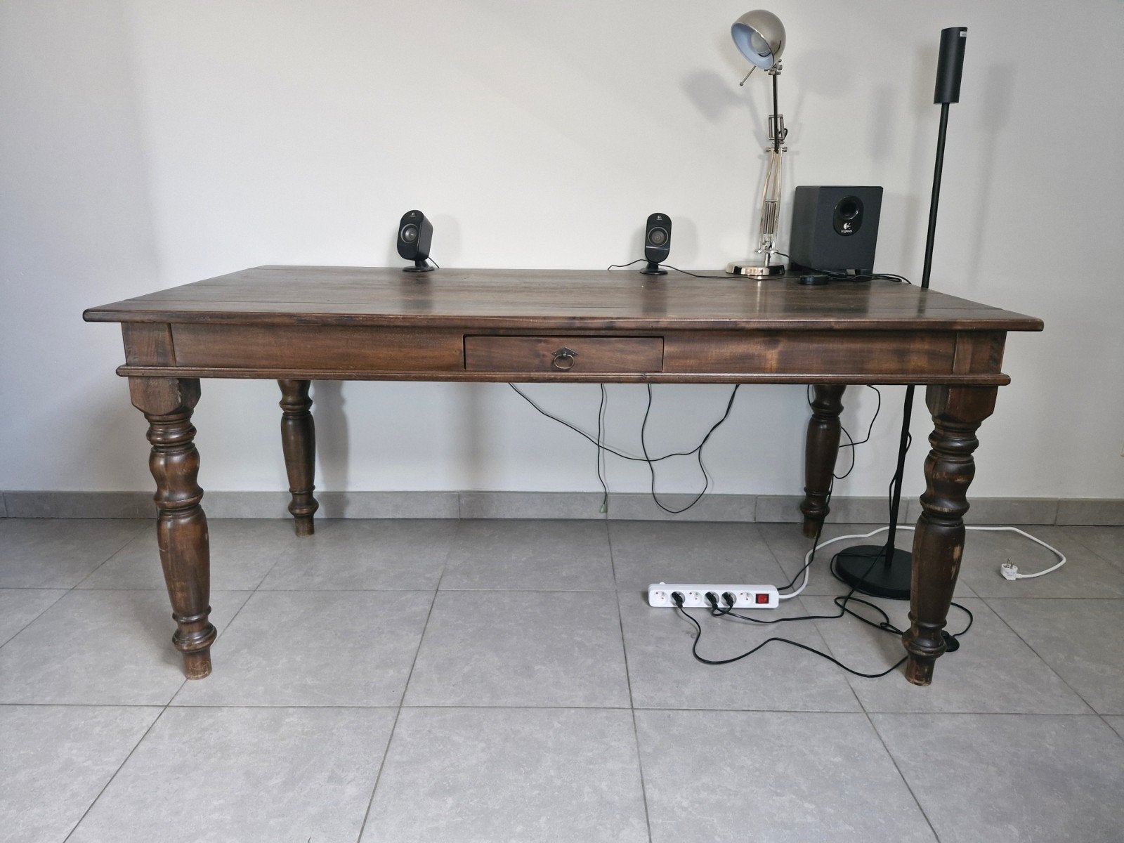 Houten tafel, Ophalen, Gebruikt