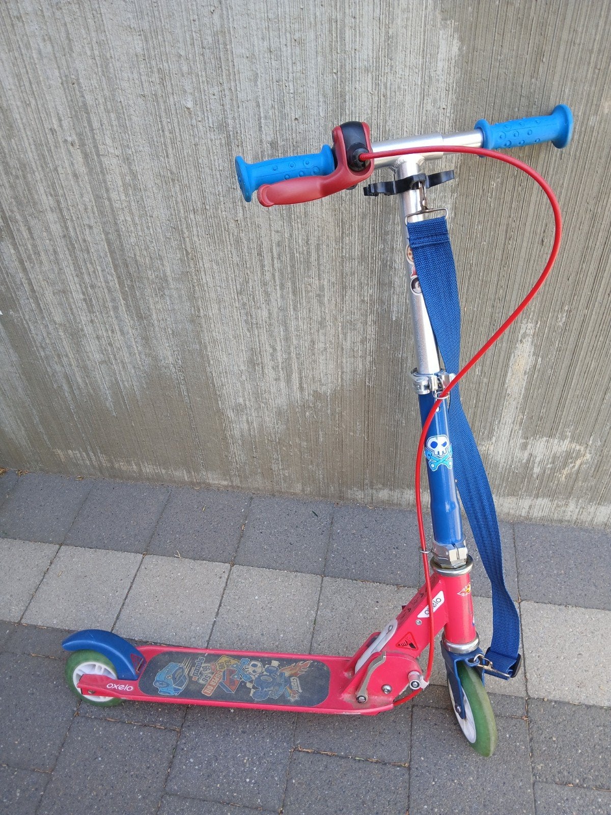 oxelo kinderstep met rem decathlon, Ophalen, Gebruikt, Gewone step, Oxelo (Decathlon)