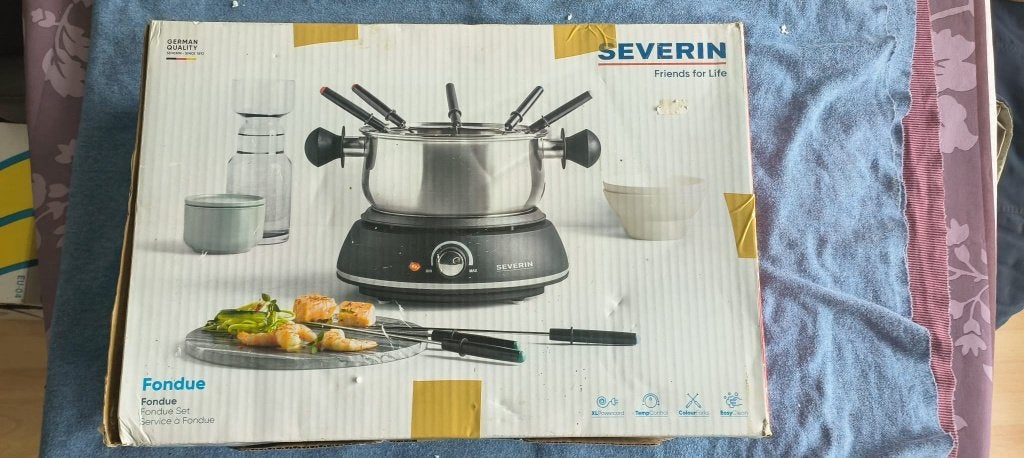 Electrisch Fonduestel van het merk "Severin", Enlèvement ou Envoi, Utilisé, Électrique, Service à fondue