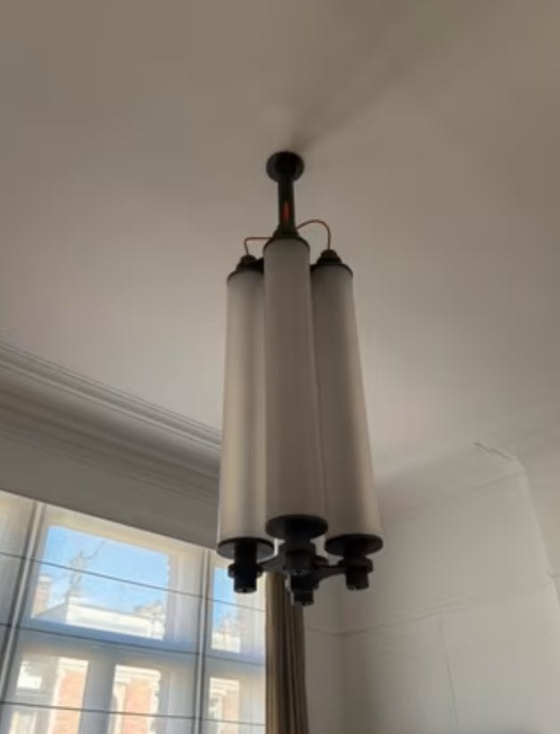 Exclusieve Industiële hanglamp 'MODULAR' by "FRITZ FRYER"..., Ophalen, Kunststof, G13 (TL), Zo goed als nieuw