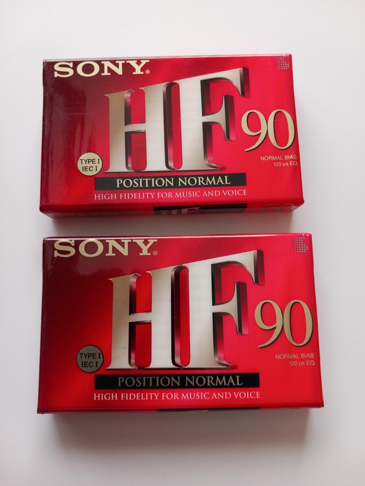 CASSETTE. 2 SONY HF 90