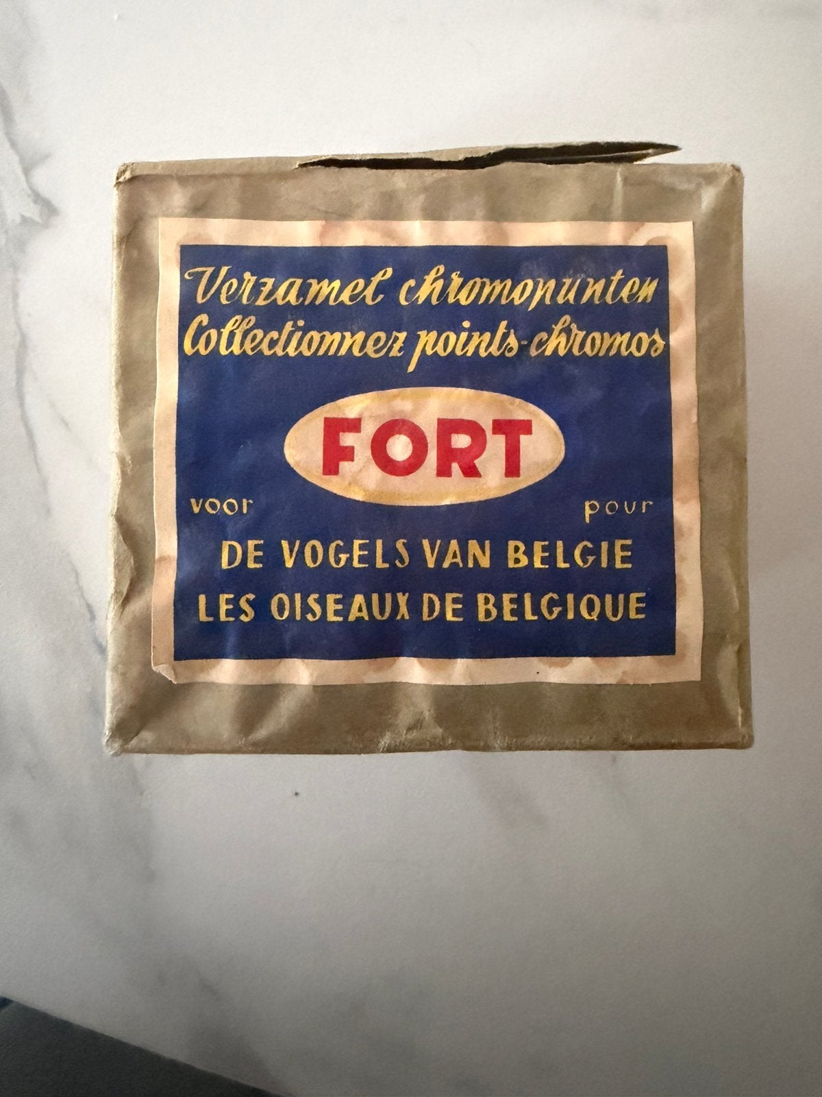 Pak Lucifers fort de vogels van belgie, Ophalen of Verzenden
