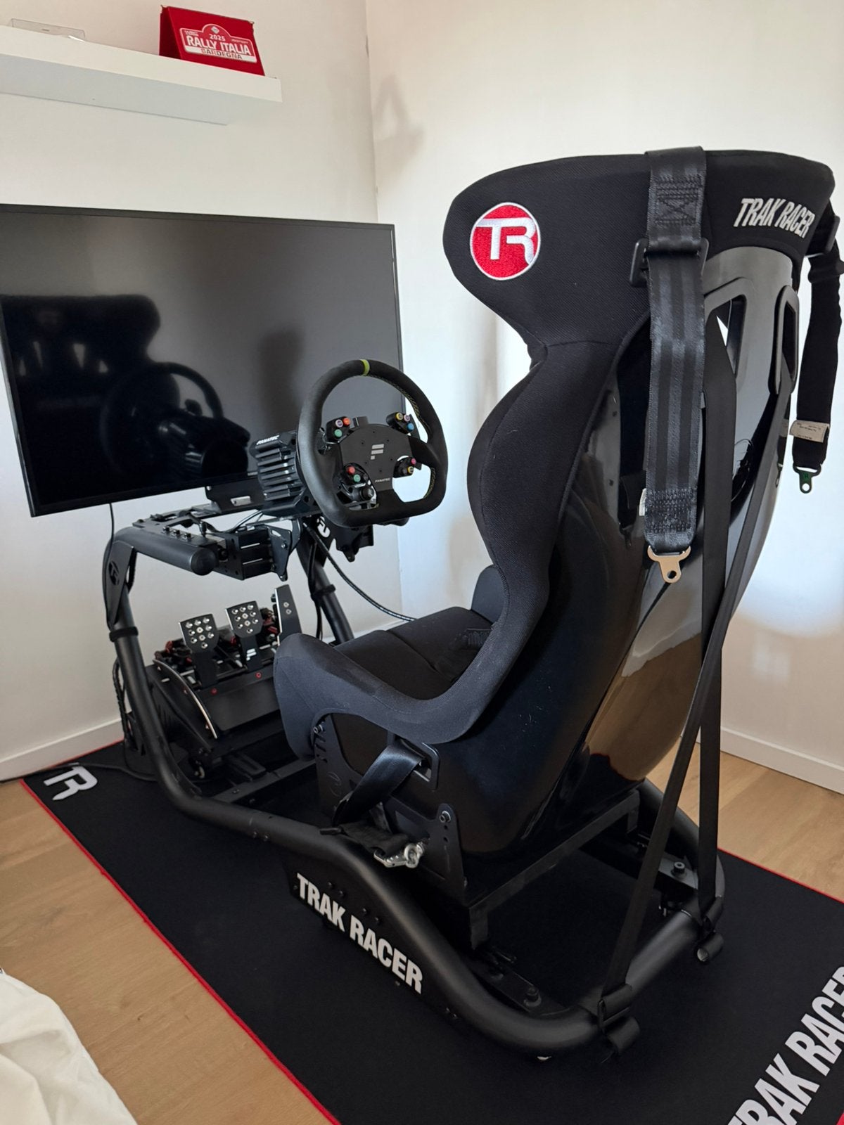 Sim racing setup - Fanatec & Track Racer, Enlèvement, Comme neuf