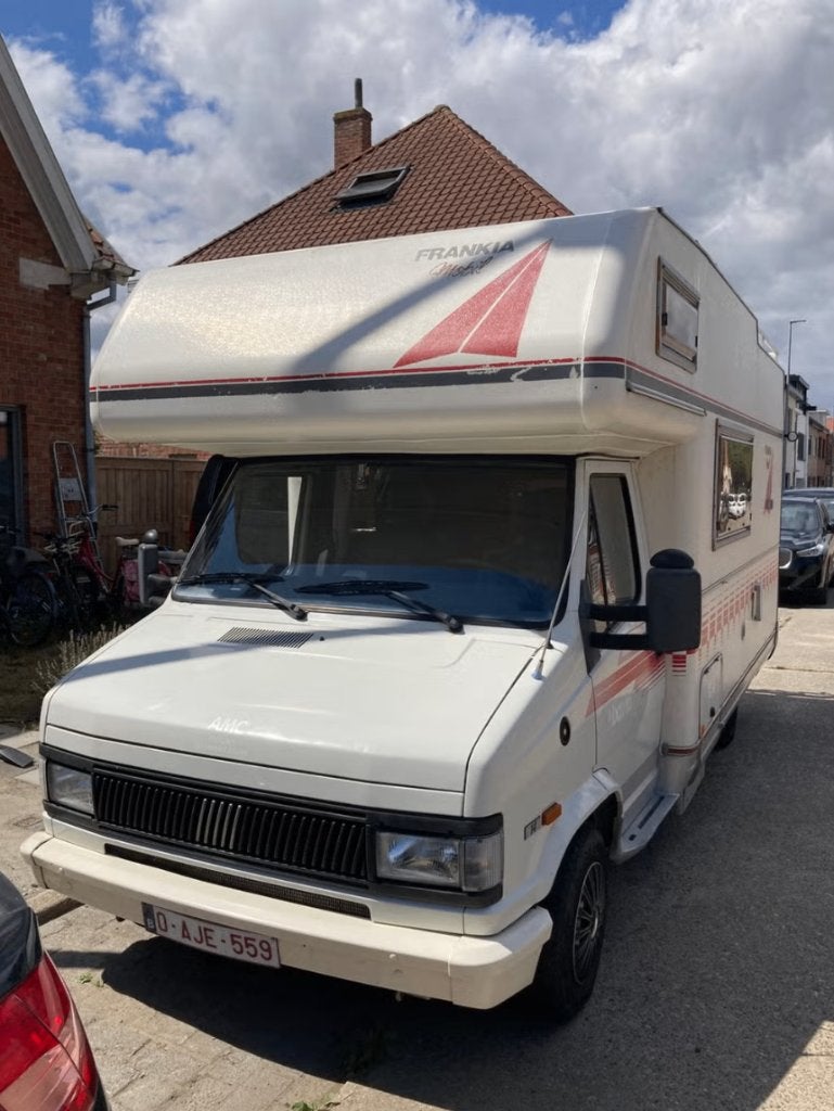 Fiat Ducato-Frankia Mobilhome (prijsverlaging 9800€), Porte-vélos, Fiat, Boîte manuelle, Jusqu'à 6
