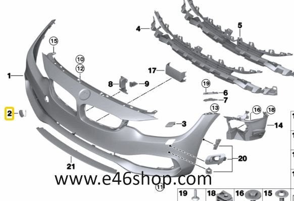 AFDEKKAP SLEEPOOG BMW 4" F32 F33 F36 OE 51117363392, Neuf, -, -, Enlèvement ou Envoi