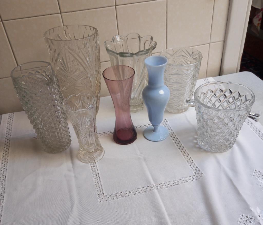 lot de 8 vases décoratifs, Enlèvement