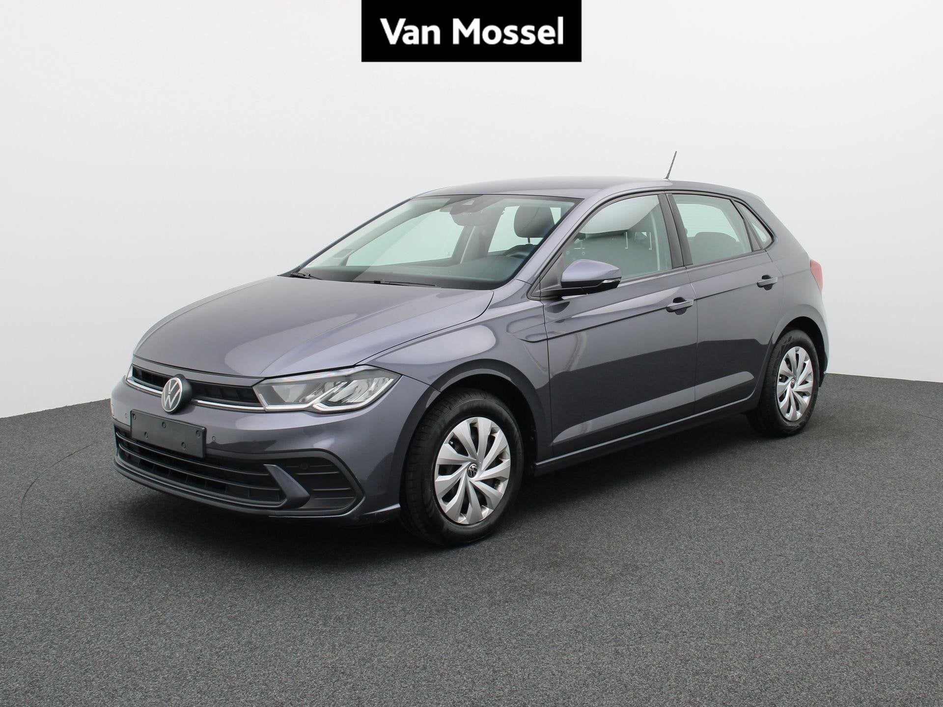 Volkswagen Polo 1.0 TSI Life DSG NAVI | LED | Zetelverwarmin, Auto's, Volkswagen, Stof, Zwart, 95 pk, Bedrijf