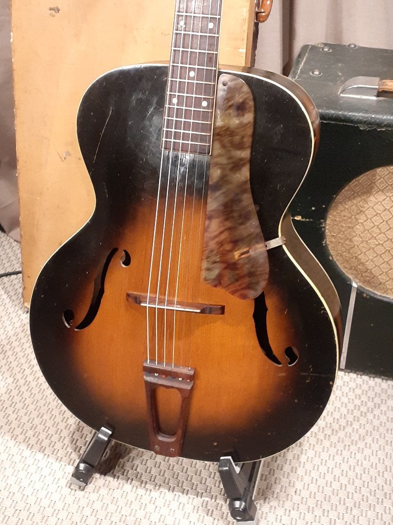 Harmony Cremona archtop jaren 40 vintage, Muziek en Instrumenten, Ophalen, Gebruikt, Overige typen, Met koffer
