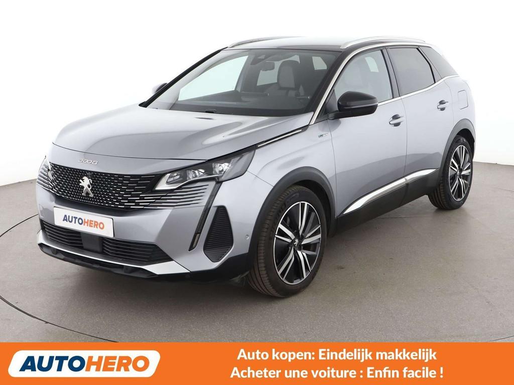 Peugeot 3008 1.6 Hybrid 225 GT (bj 2021, automaat), Auto's, Gebruikt, 35 g/km, 5 zetels, 5 deurs