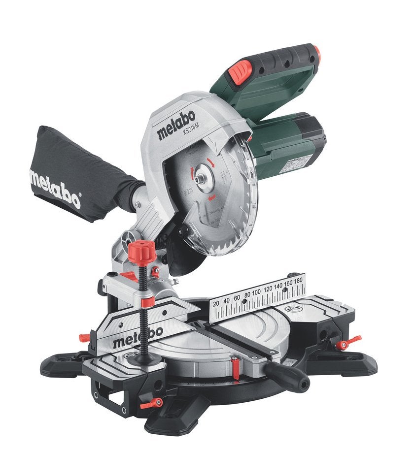 Metabo KS216M Afkortzaag - 1350 W - Ø 216 mm, Doe-het-zelf en Bouw, Ophalen, 70 mm of meer, Nieuw, Afkortzaag