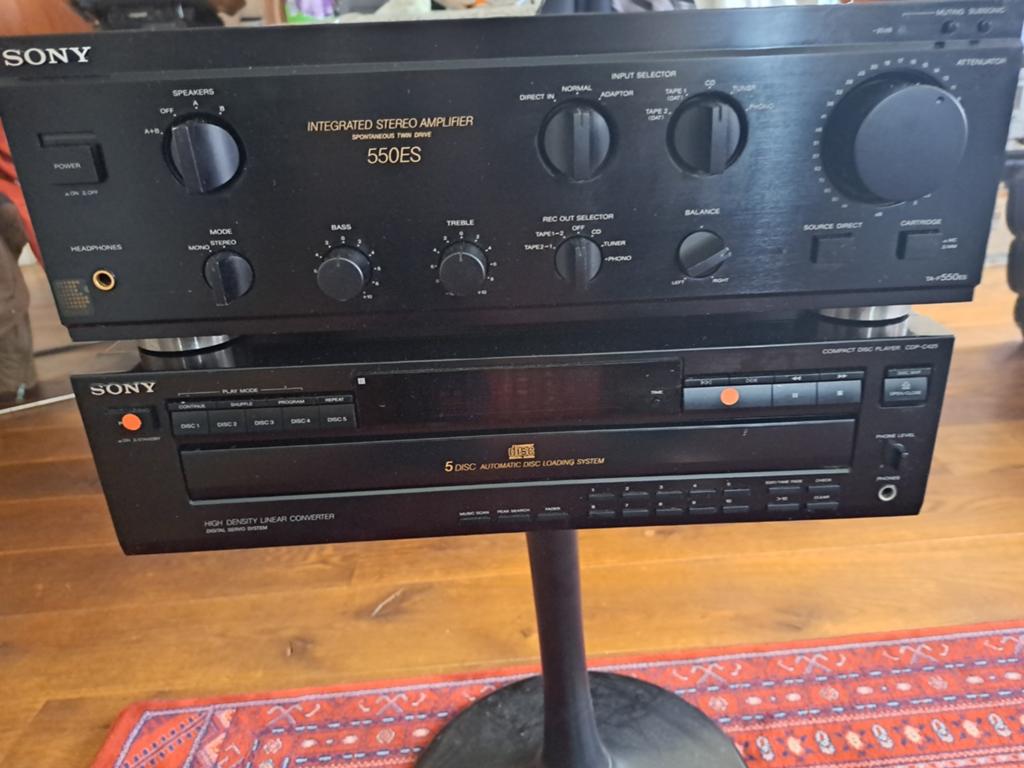 Ampli et lecteur CD sony série es, Audio, Tv en Foto, Versterkers en Ontvangers, Ophalen of Verzenden, Sony