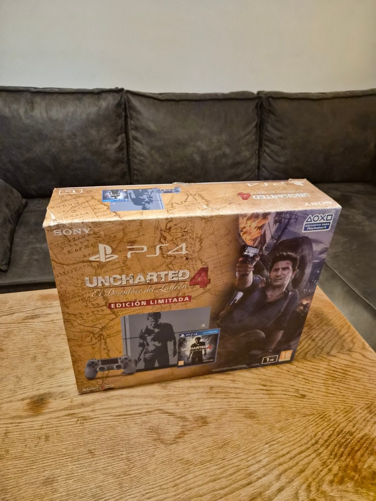 console ps4 huncharted 4 complete 1tb
