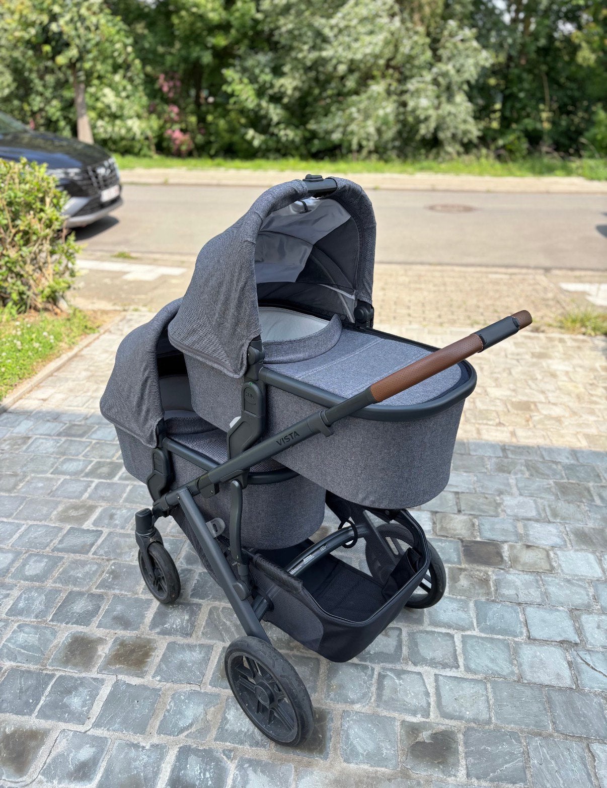 KINDERWAGEN UPPABABY VISTA V2 All-in GREYSON, Kinderen en Baby's, Gebruikt, Luchtbanden, Ophalen, Kinderwagen