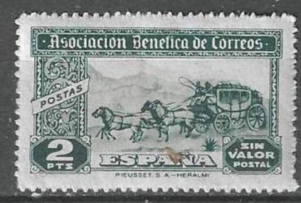 Espagne 1944 - Yvert - Guerre civile espagnole (PF), Envoi, Non oblitéré