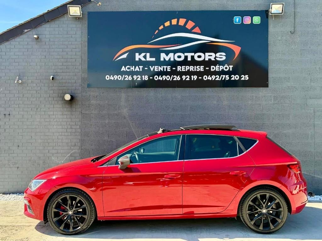 seat leon fr edition zwart mat 2.0l tdi 150cv jaar 2020, Auto's, Voorwielaandrijving, 4 cilinders, Leon, Lichtsensor