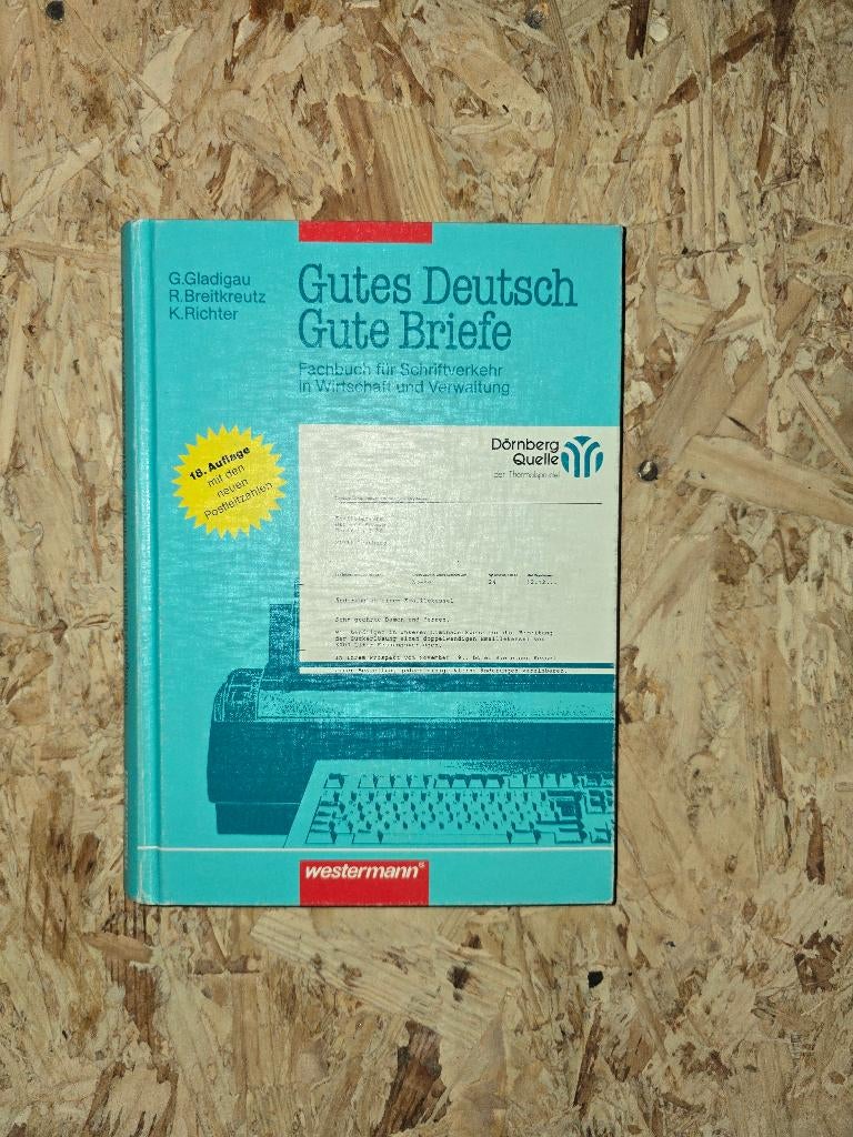 cursusboek brieven schrijven in Duits, Ophalen of Verzenden, Gelezen, Hogeschool