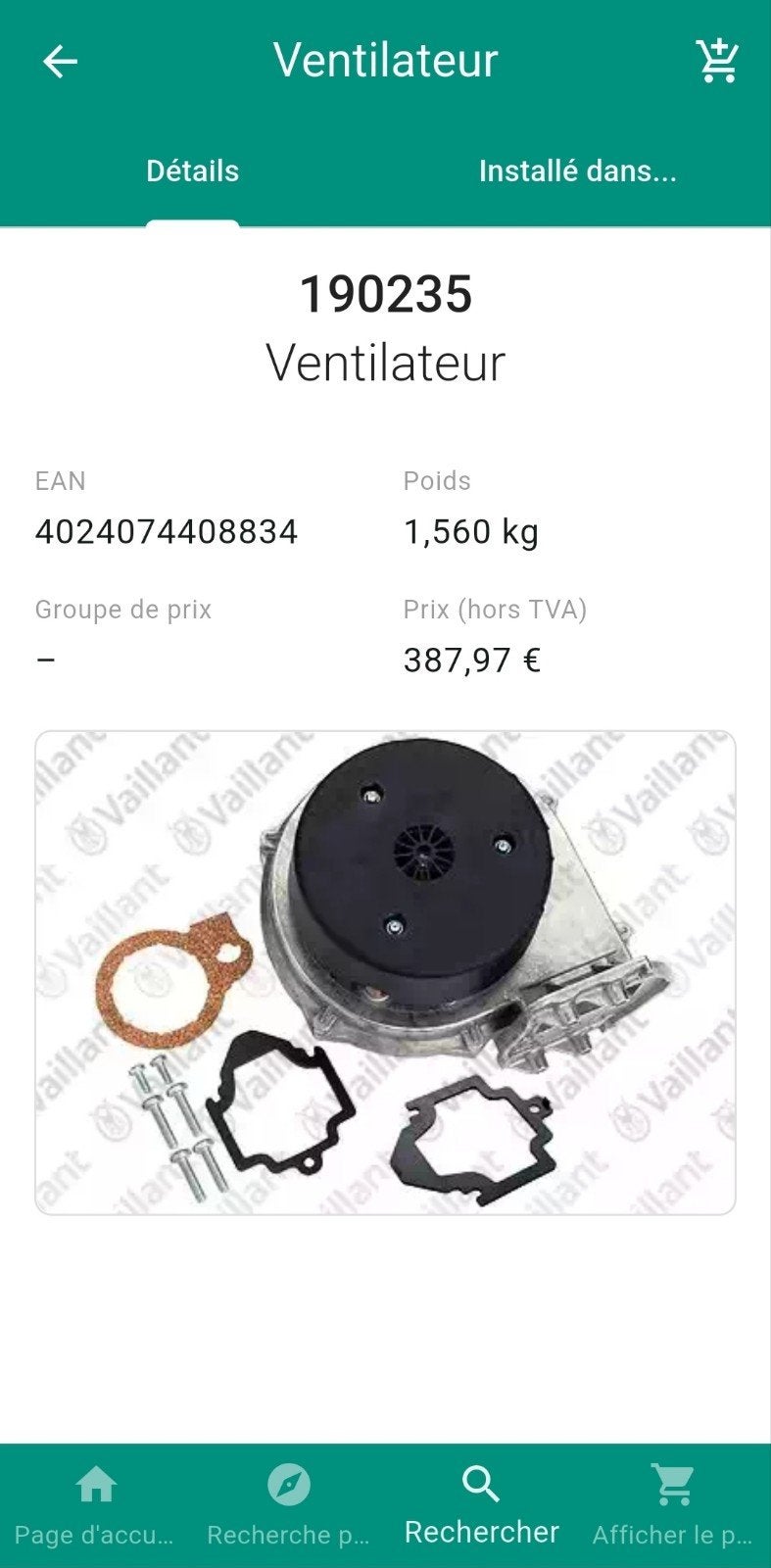 Ventilateur Vaillant ecoVIT exclusiv VKK (100% neuf), Enlèvement ou Envoi, Neuf