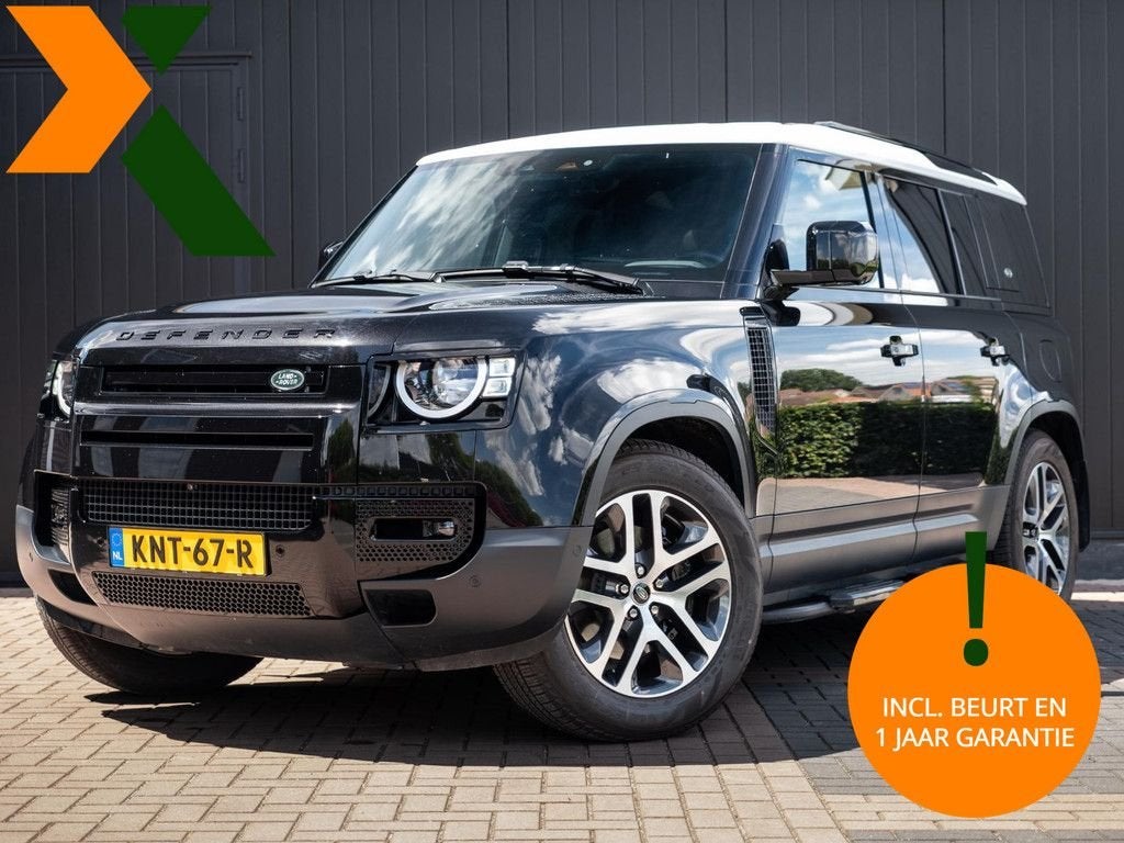 Land Rover Defender 110 2.0 P400e S | Black Pack | Leder int, Automaat, Zwart, Zwart, Elektrische ramen