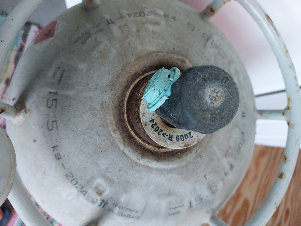 gasfles, Ophalen
