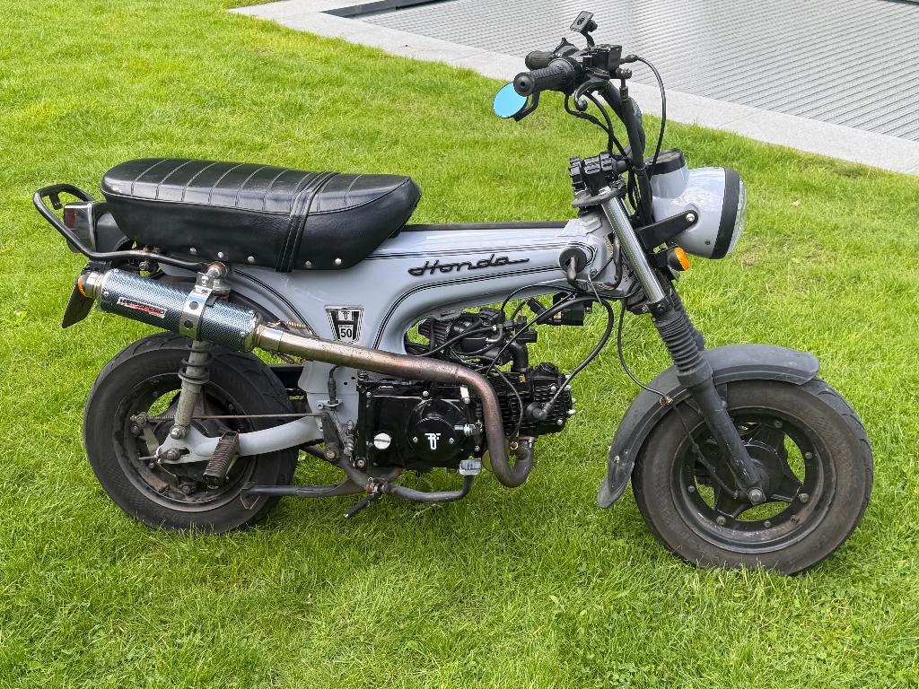 Bluroc heritage 50cc nardo grey, Fietsen en Brommers, Gebruikt, 49 cc, Klasse B (45 km/u), 4 versnellingen