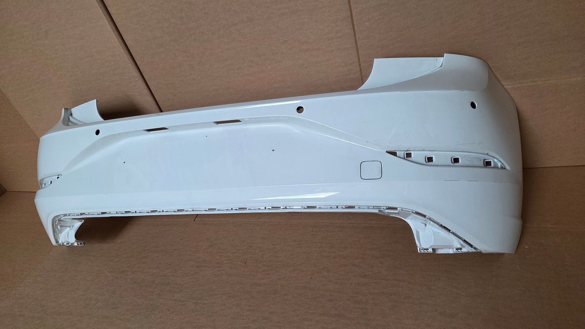 Achterbumper VW Polo 2G Facelift 4xPDC ORGINEEL bj.2022-2026, Gebruikt, -, Ophalen of Verzenden, Achter