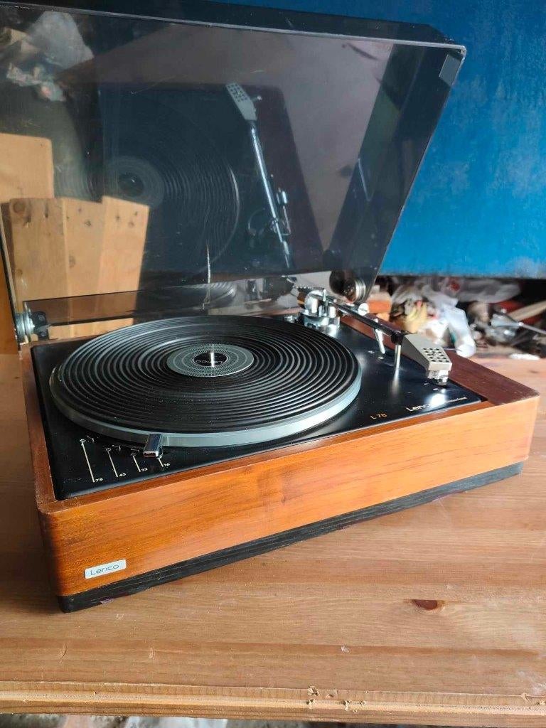 Lenco L78 - Platenspeler - Audio Technica, Ophalen of Verzenden, Gebruikt, Platenspeler