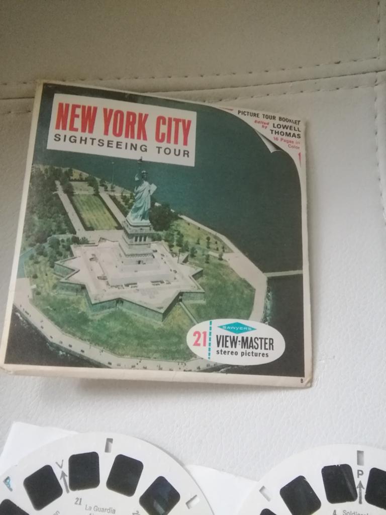 Stadstour door New York View-Master Viewmaster, Ophalen of Verzenden