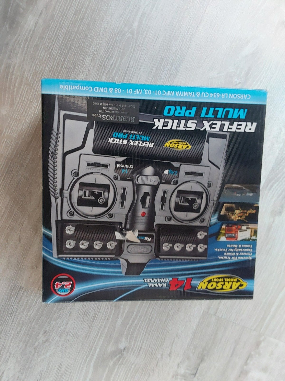 Carson reflex zender 14 kanaal 2,4 GHz, Enlèvement