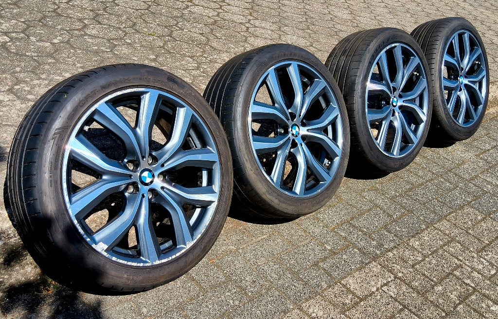 Pneus été 225/45-19 avec jantes originales BMW 19", Pneus et Jantes, Pneus été, Utilisé, 225 mm