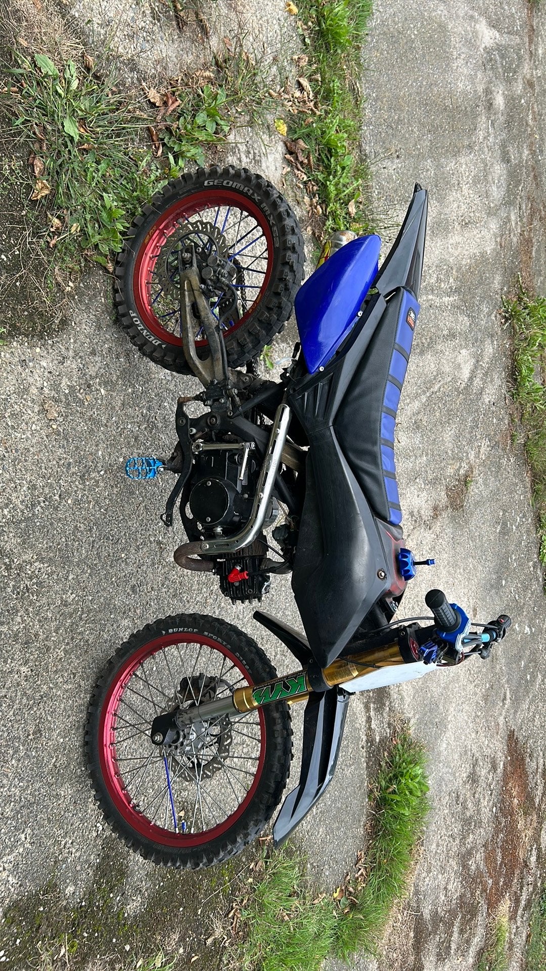 Pitbike cros 125 cc, Ophalen of Verzenden, Zo goed als nieuw